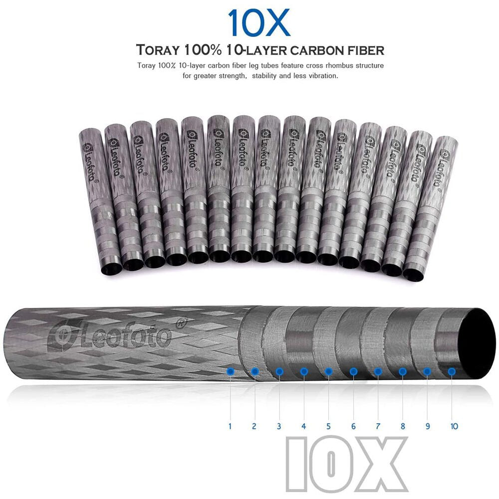 Leofoto MP-364C 4-Section Carbon Fiber Monopod image 3