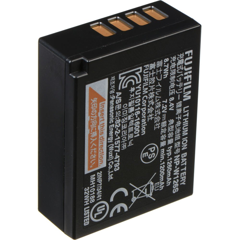 FUJIFILM NP-W126S Li-Ion Battery Pack image 0
