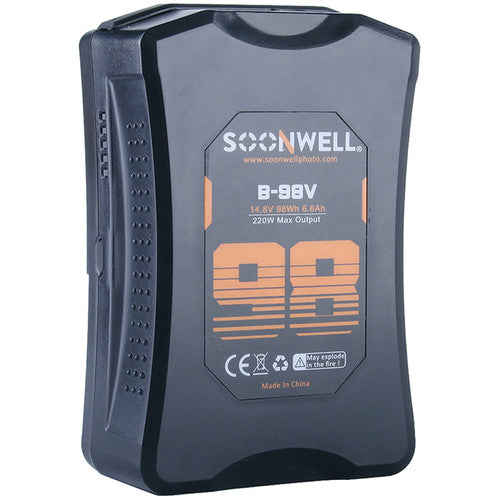 SOONWELL B98-V 98Wh 14.8V Lithium-Ion Battery (V-Mount) image 0
