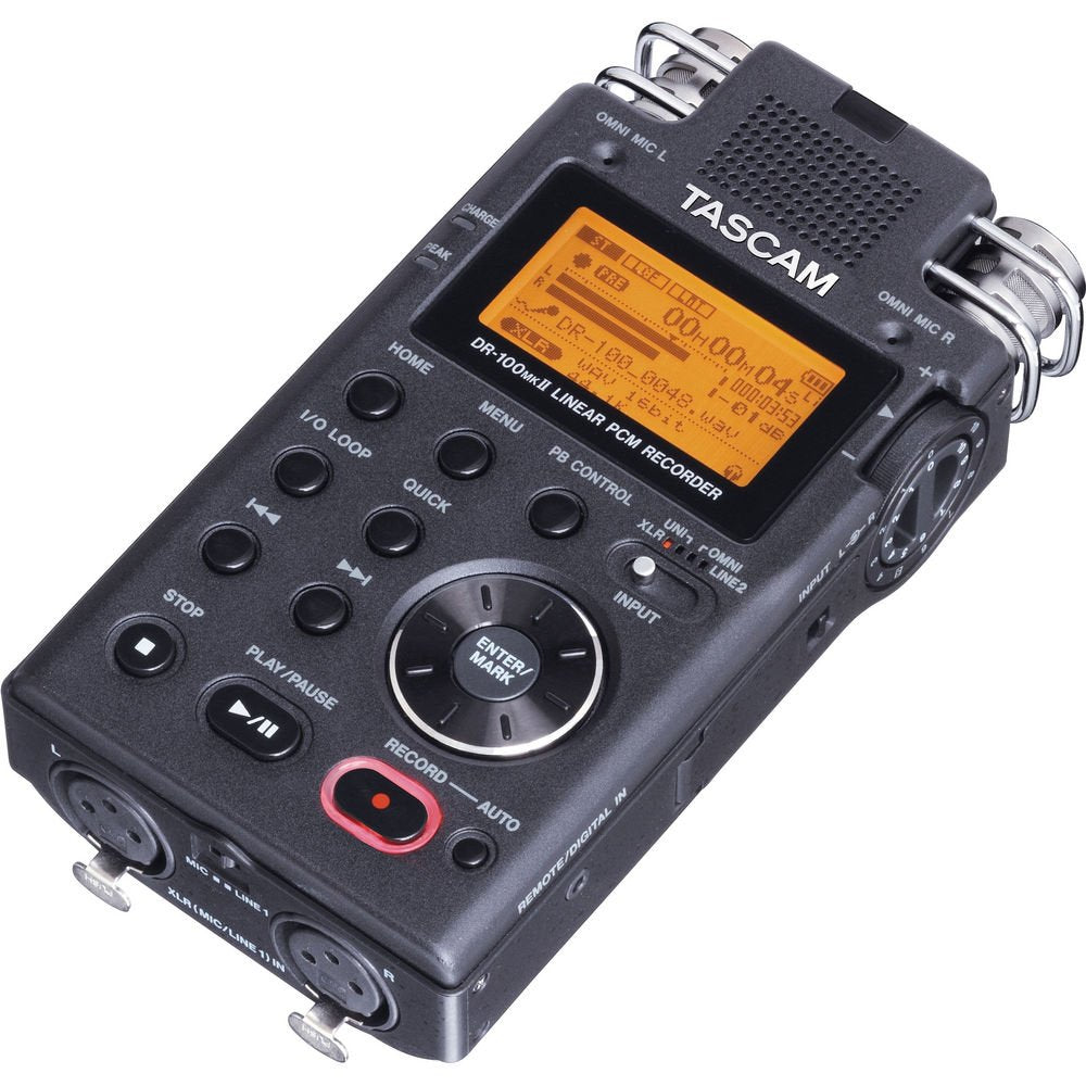 Tascam DR-100mkII - Portable 2-Channel Linear PCM Recorder image 3