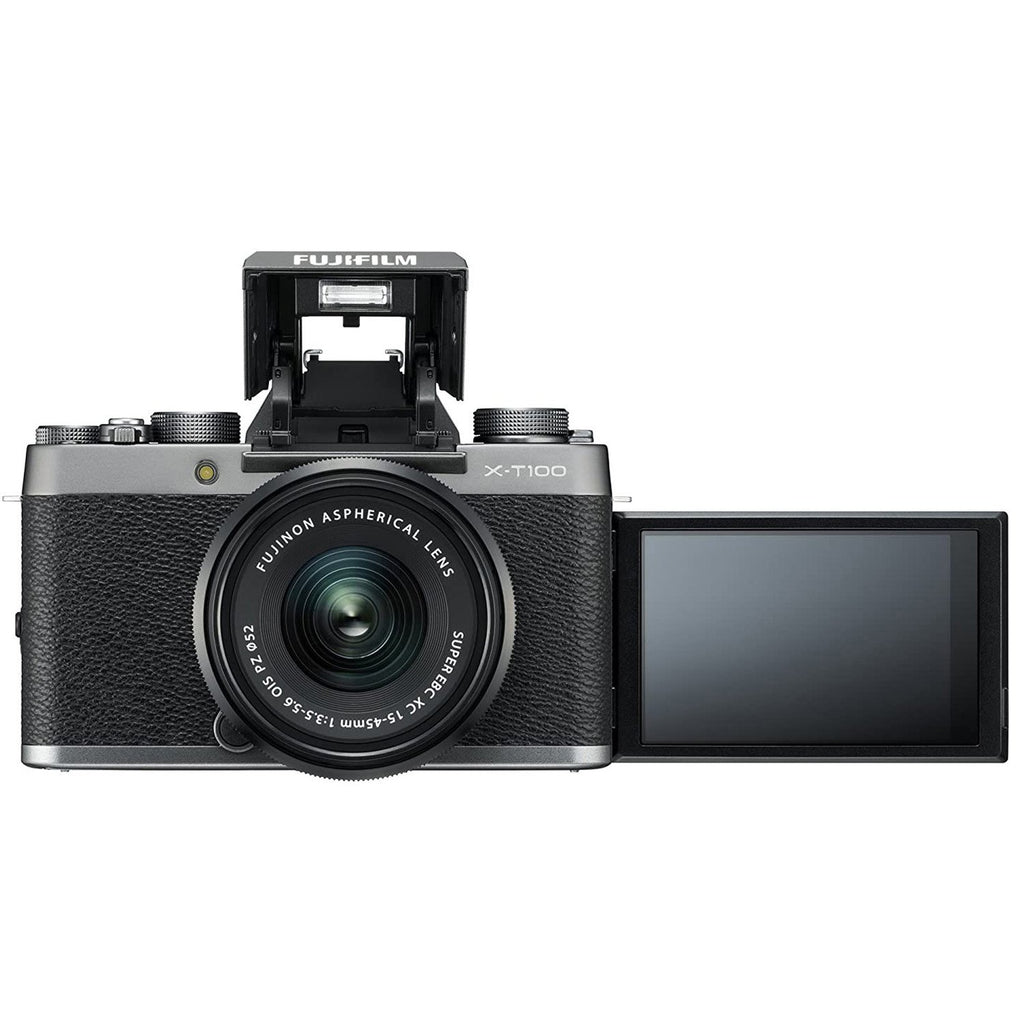 Fujifilm X-T100 Mirrorless Camera with 15-45 mm Lens (Silver) image 5