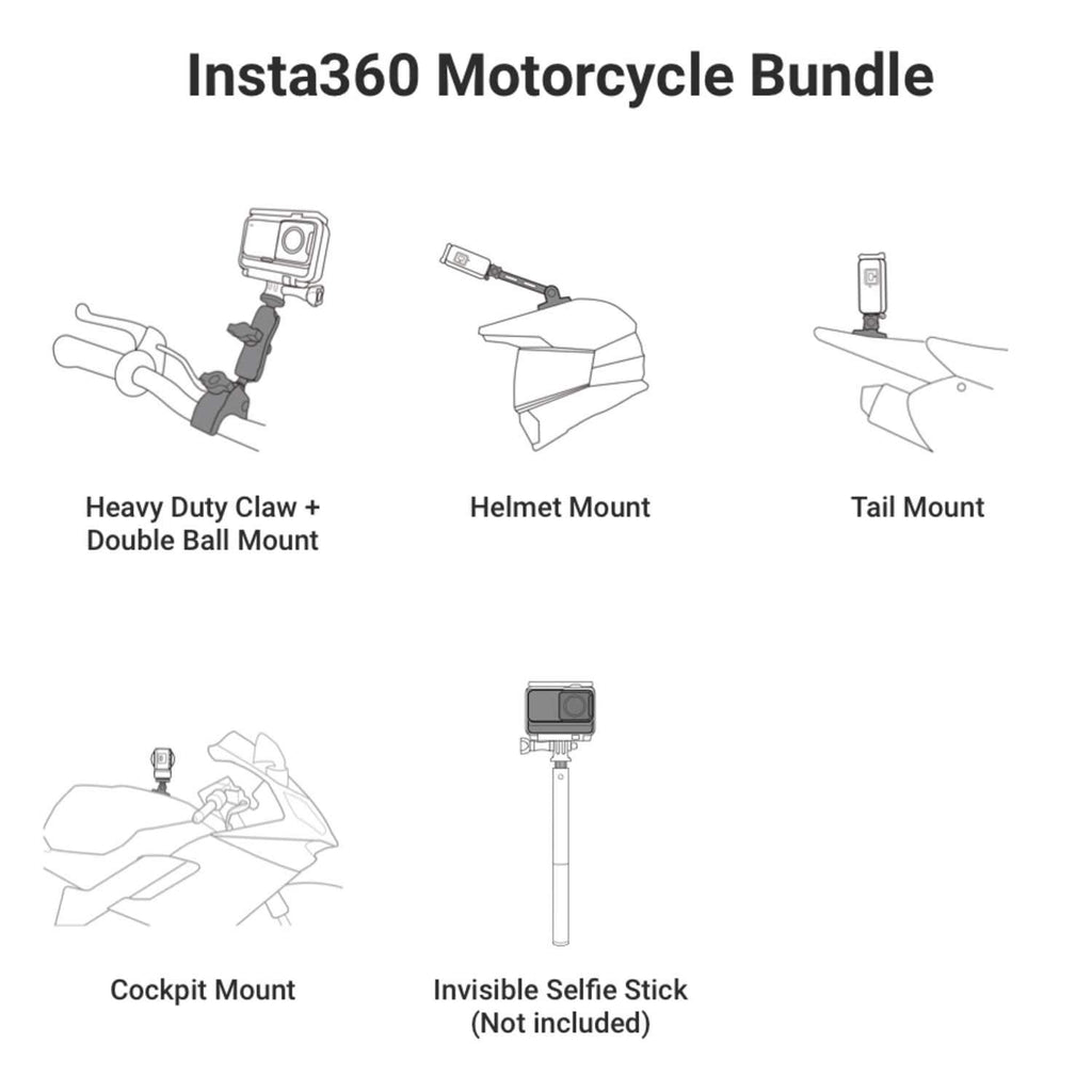 INSTA360 One R Motorcycle Bundle image 2