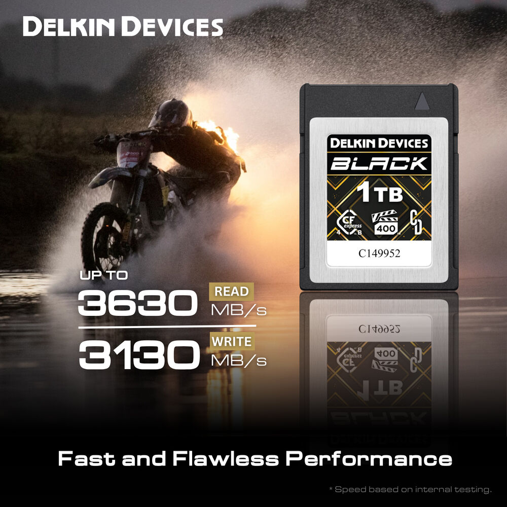Delkin Devices 1TB BLACK CFexpress Type B 4.0 Memory Card image 3
