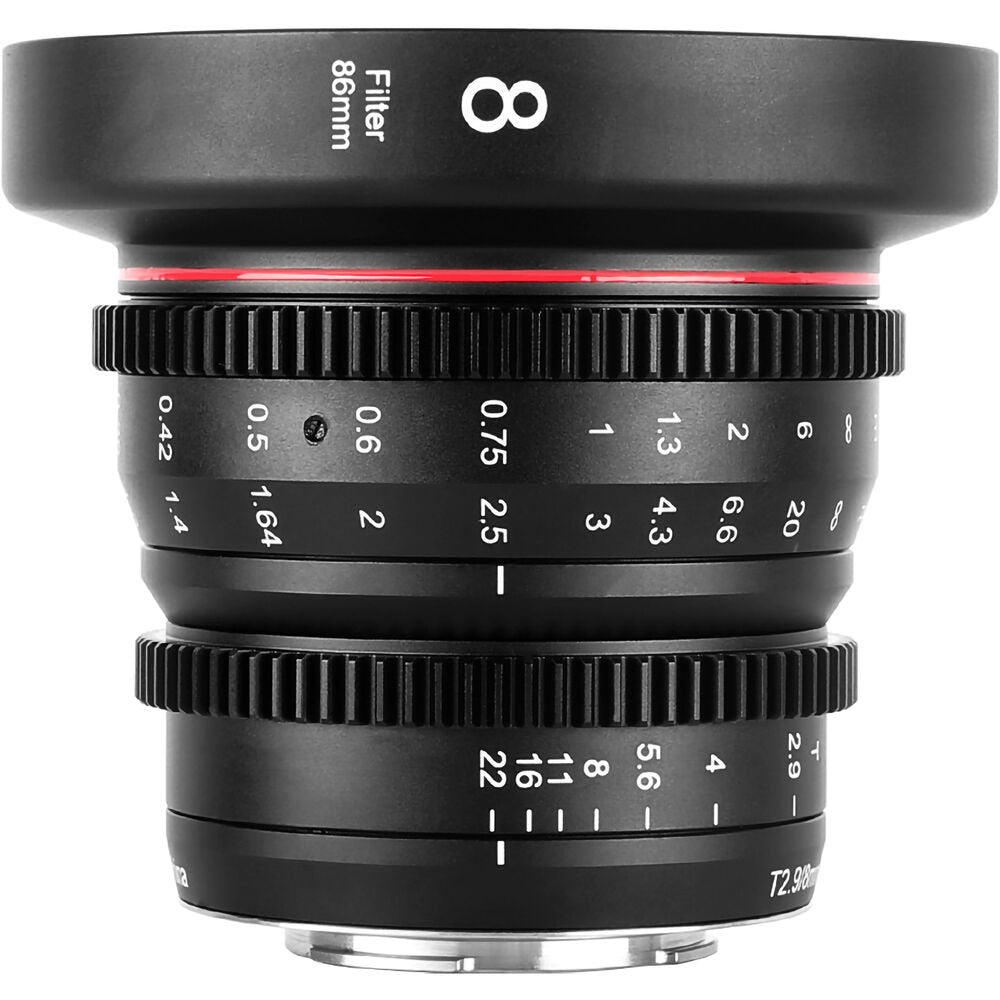 Meike 8mm T2.9 Manual Focus Wide-Angle Cinema Lens (MFT Mount) image 0