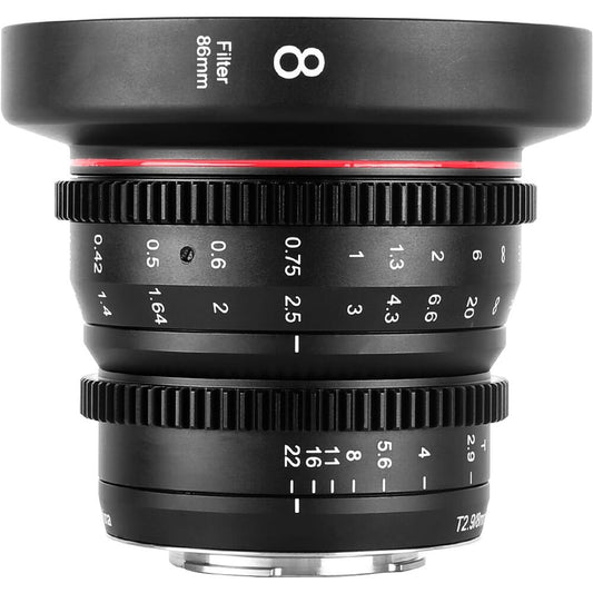 Meike 8mm T2.9 Manual Focus Wide-Angle Cinema Lens (MFT Mount) image 0