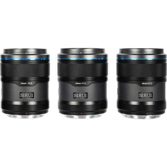 Sirui Sniper f/1.2 Autofocus 3-Lens Kit (Sony E, Black) image 1