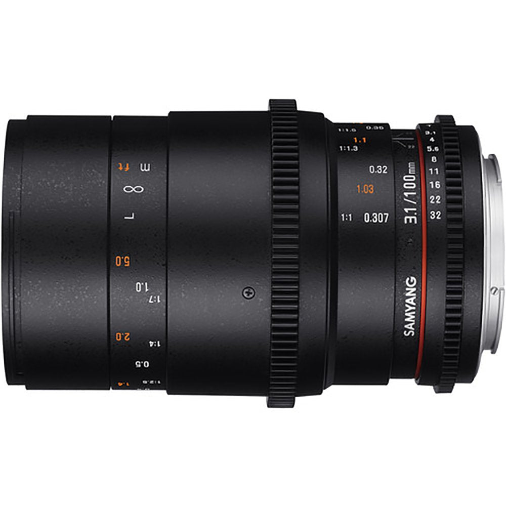 Samyang 100mm T3.1 VDSLRII Cine Lens for Sony E Mount with Macro image 4