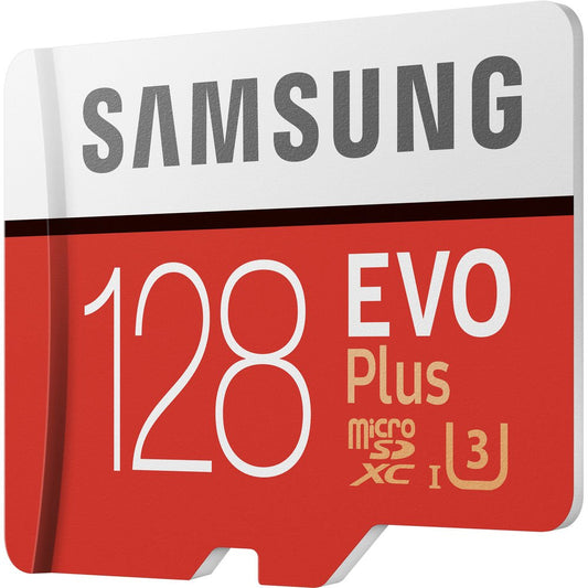 Samsung 128GB EVO Plus UHS-I microSDXC Memory Card with SD Adapter image 1