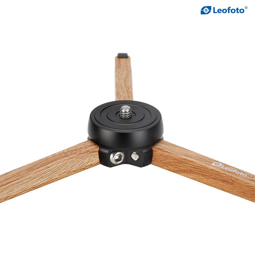 Leofoto MT-01 Mini Tripod with LH-25 Ball Head Wooden image 4