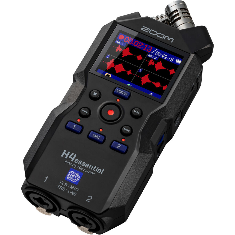 Zoom H4essential 4-Track 32-Bit Float Portable Audio Recorder image 3