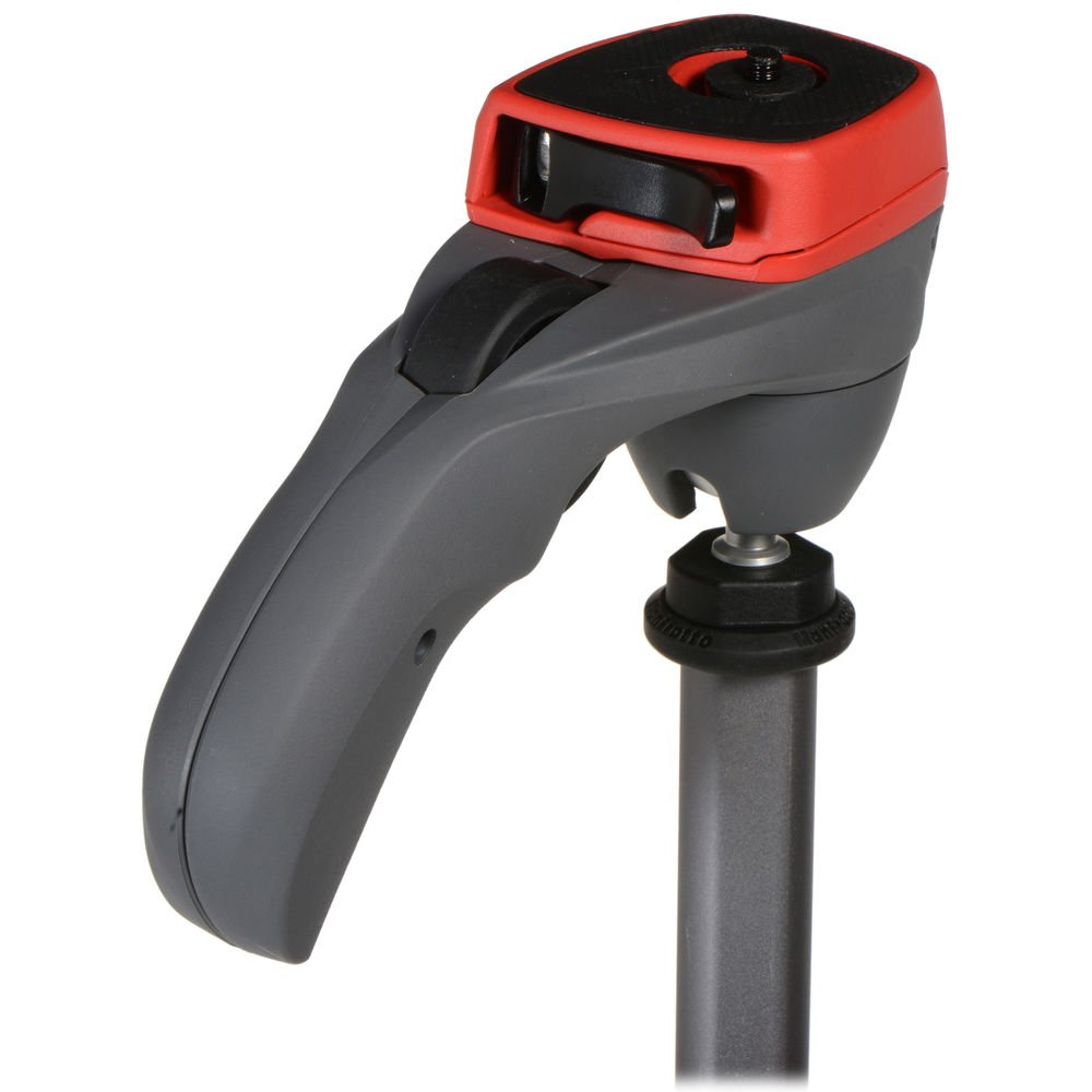 Manfrotto Compact Action Aluminum Tripod (Red) image 4