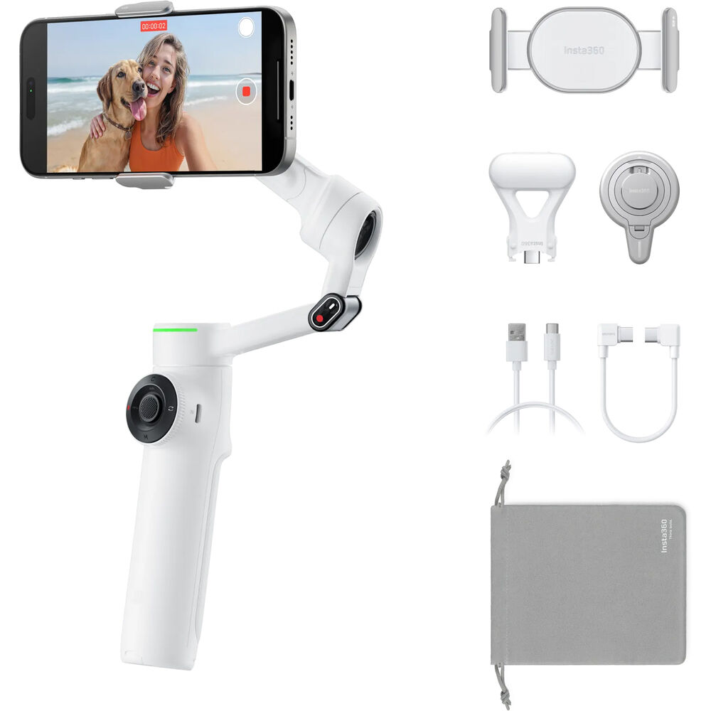 Insta360 Flow 2 Pro Smartphone Gimbal Stabilizer Creator Kit (Gray) image 0