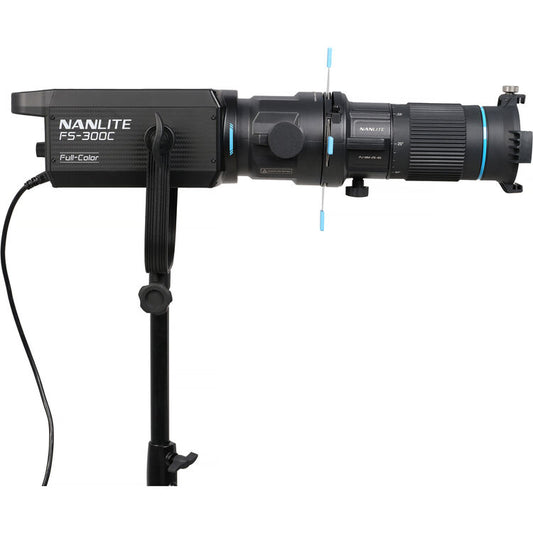 Nanlite Projection Attachment for Bowens Mount with 25-45° Zoom Lens image 1