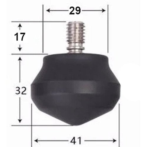 Leofoto 41mm Rubber Feet for Leofoto Tripod (3-Pieces) image 1