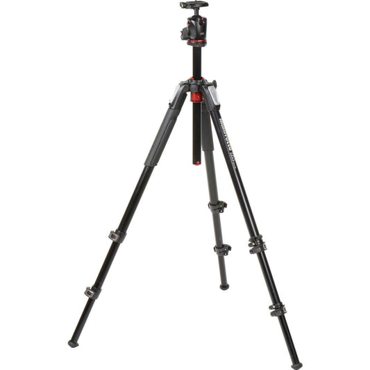 Manfrotto MK055XPRO3-BHQ2 Aluminum Tripod with XPRO Ball Head and 200PL QR Plate image 1