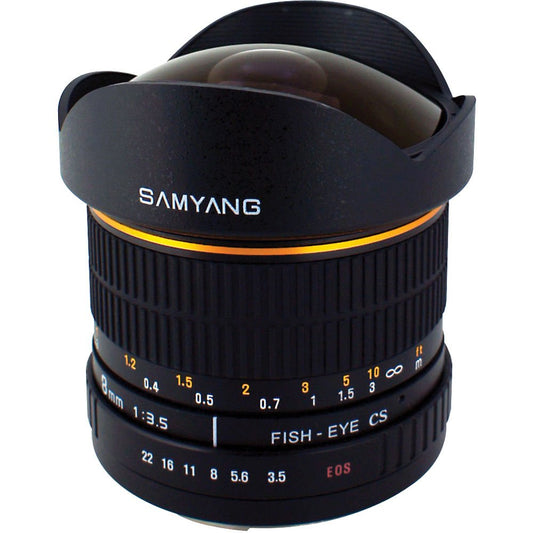 Samyang 8mm Ultra Wide Angle f/3.5 Fisheye Lens for Canon Mount image 0
