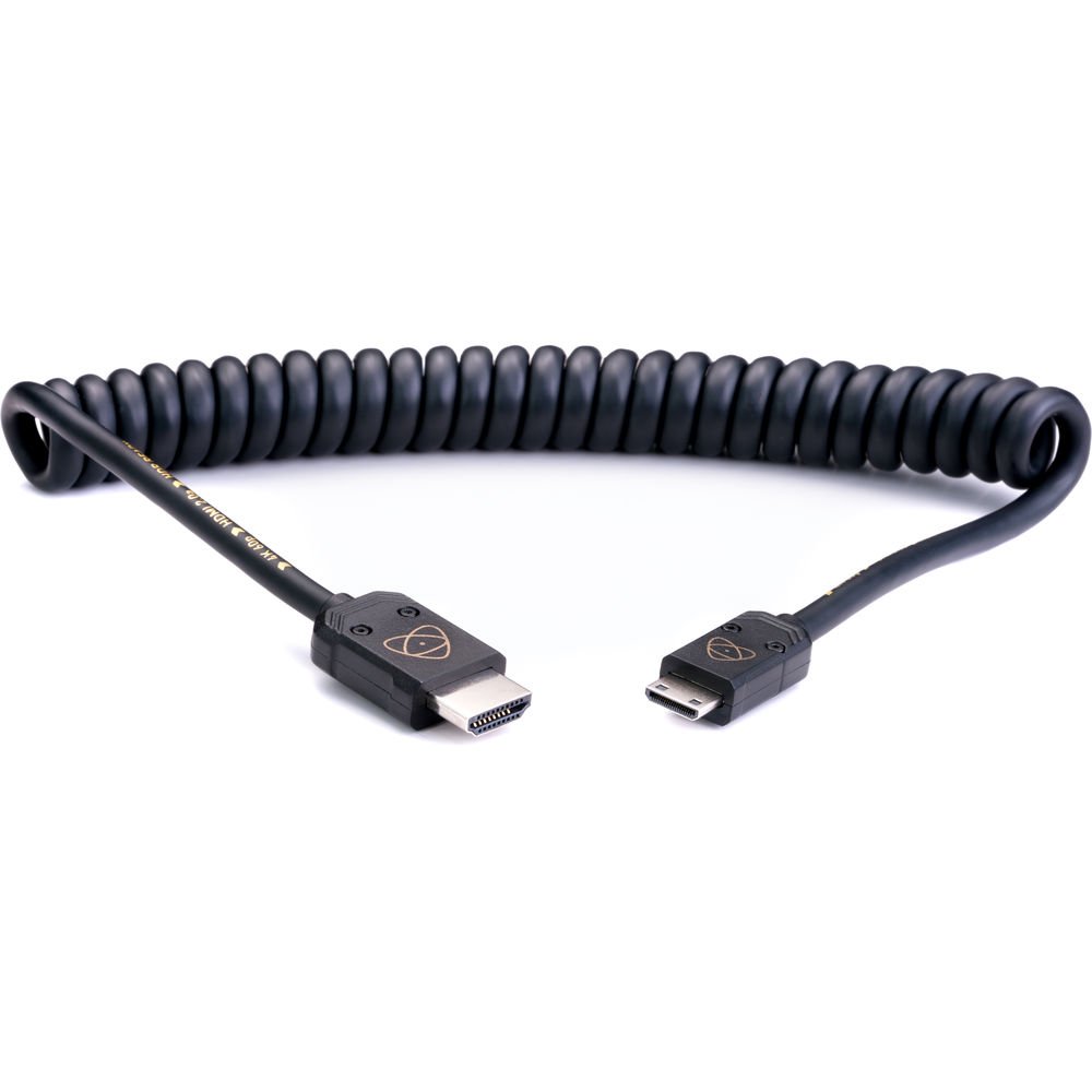 Atomos AtomFLEX Coiled Mini-HDMI to HDMI Cable (16 to 32") image 0