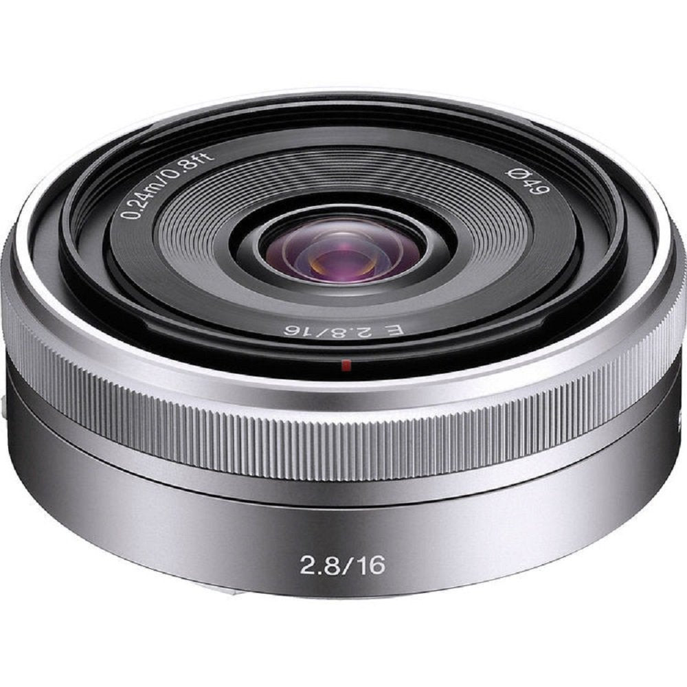 Sony E 16mm f/2.8 Lens (Silver) image 0