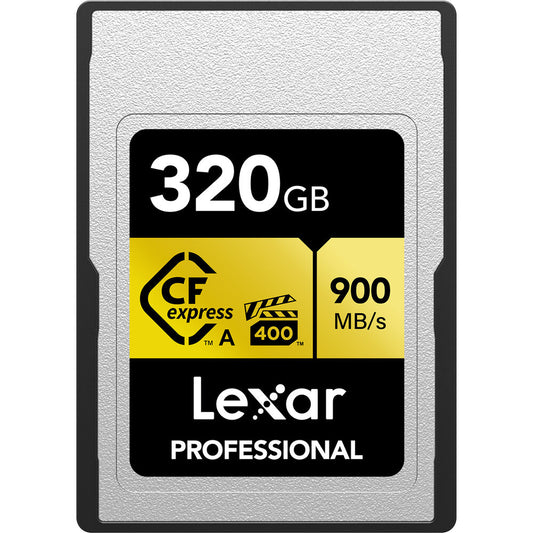 Lexar 320GB Professional CFexpress Type A Card GOLD Series image 0