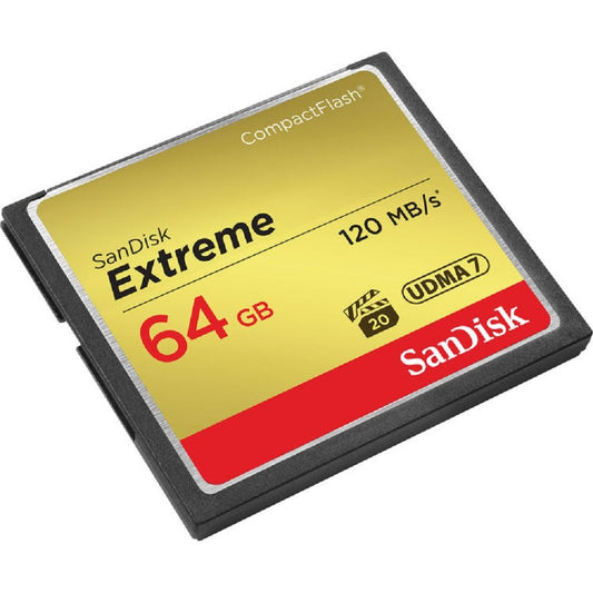 SanDisk 64 GB Extreme CompactFlash Memory Card image 0