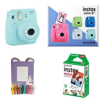 FujiFilm Instax Mini 9 Plus Instant Camera (Ice Blue) image 0