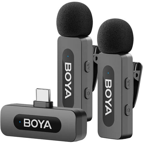 BOYA BY-V20 Ultracompact 2-Person Wireless Microphone System image 0