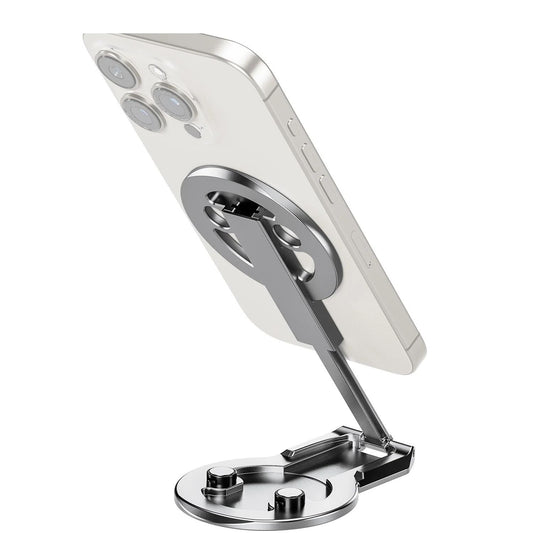 Leofoto PM-05 Dual-Sided Magnetic Foldable Phone Stand - Black image 1