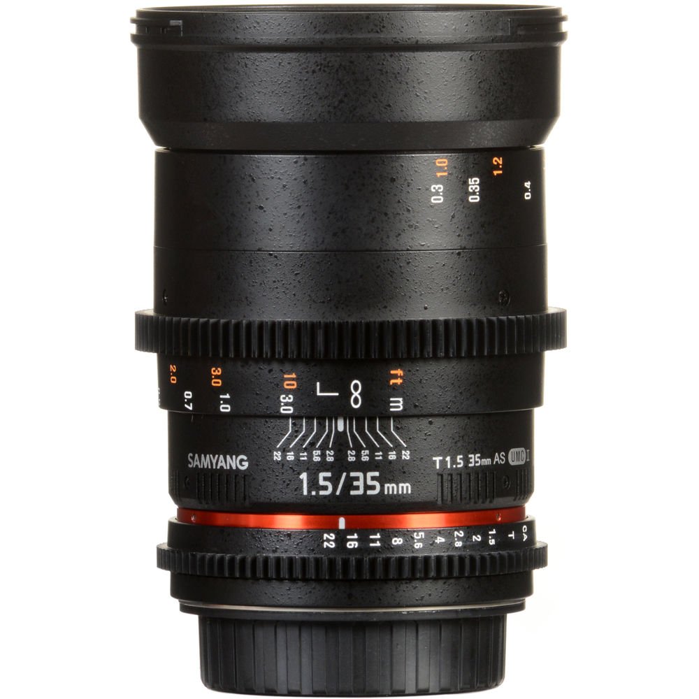 Samyang 35mm T1.5 VDSLRII Cine Lens for Canon EF Mount image 8