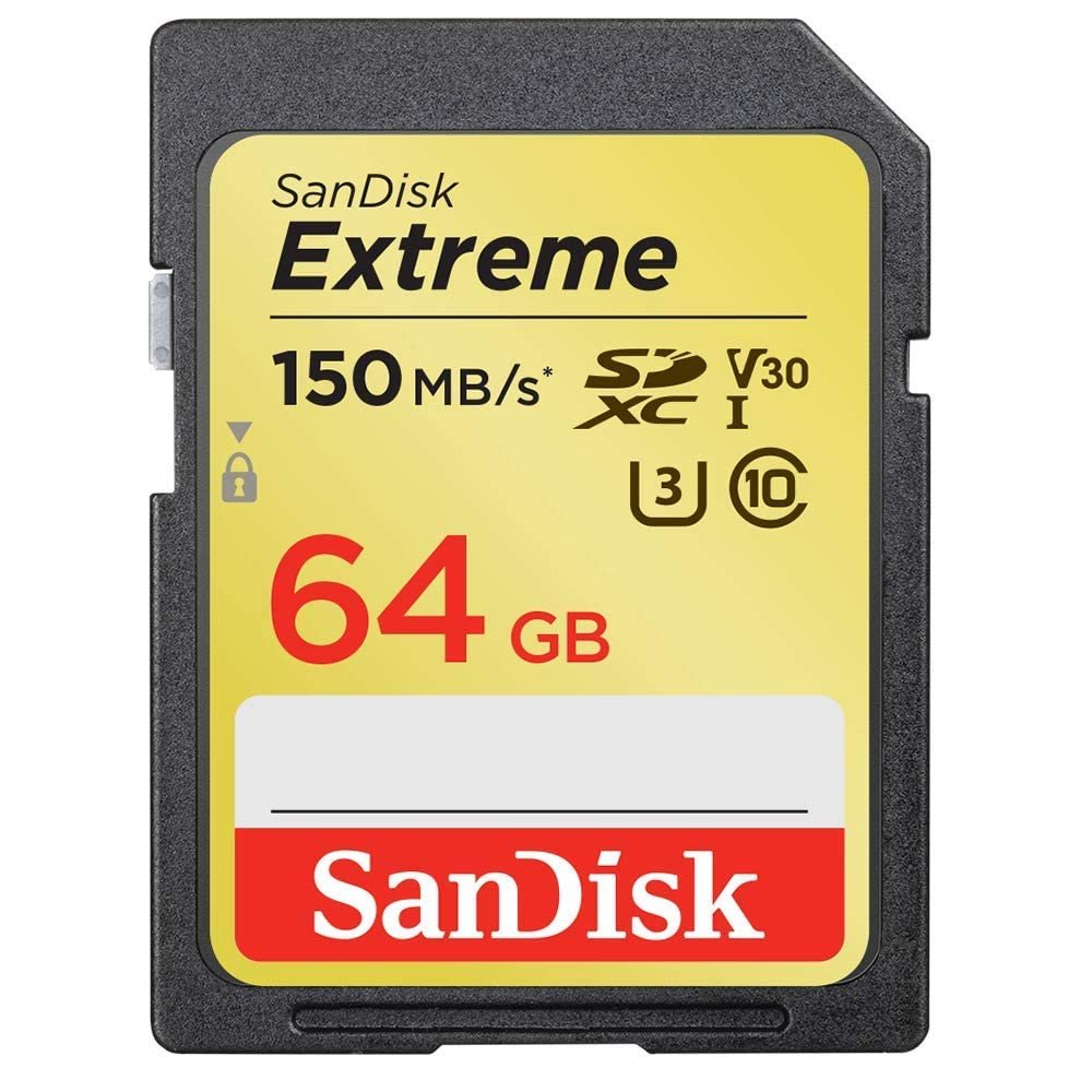 SANDISK SD 64gb EXTREME 150 Mb/s image 0