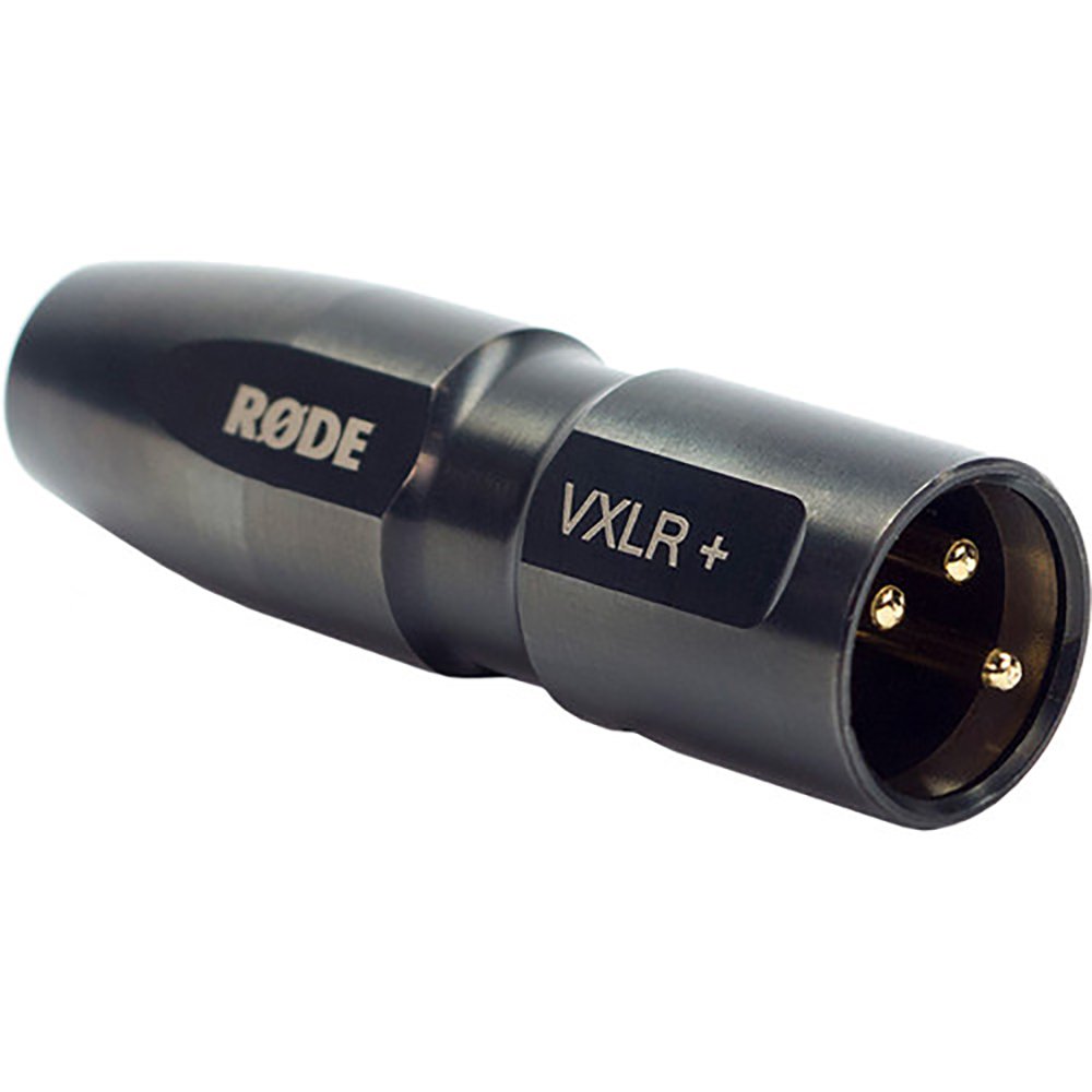 Rode VXLR+ 3.5mm TRS Female to XLR Male Adapter with Phantom Power Converter image 0