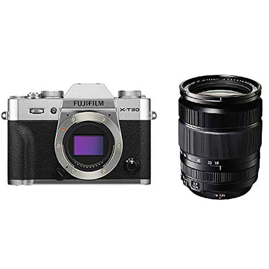 Fujifilm X-T30 Mirrorless Digital Camera with 18-135mm 18-135mm (Silver) image 0