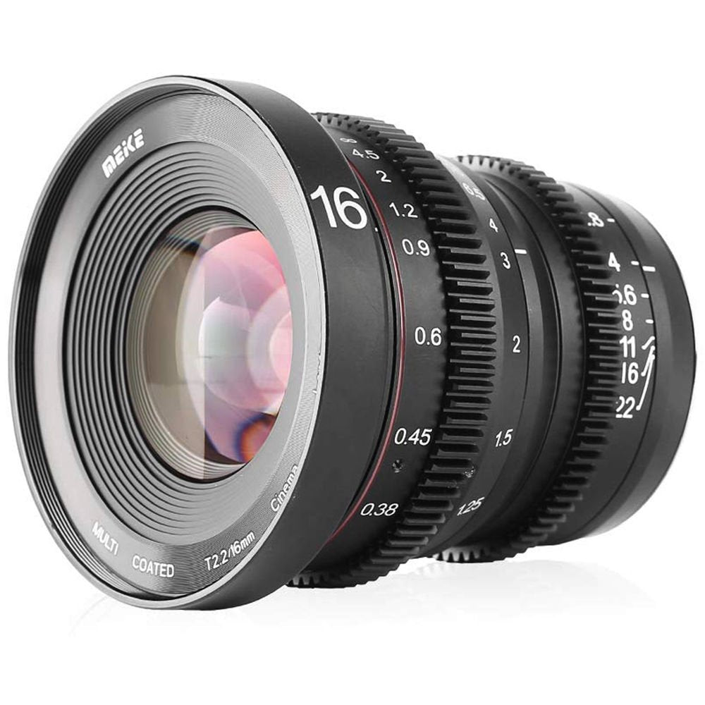 Meike 16mm T2.2 Manual Focus Wide Angle Cinema Lens (MFT Mount) image 1