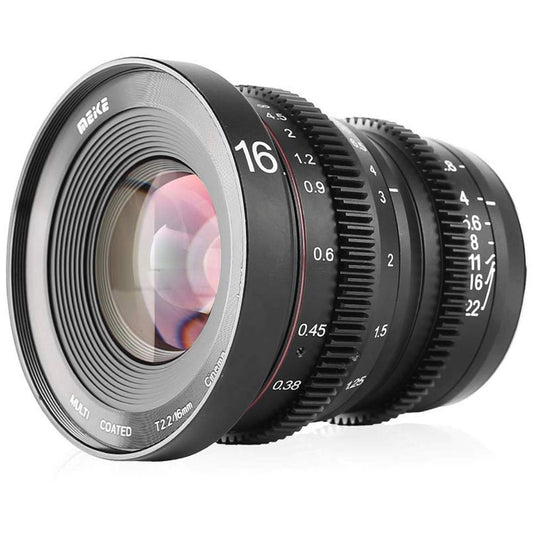Meike 16mm T2.2 Manual Focus Wide Angle Cinema Lens (MFT Mount) image 1