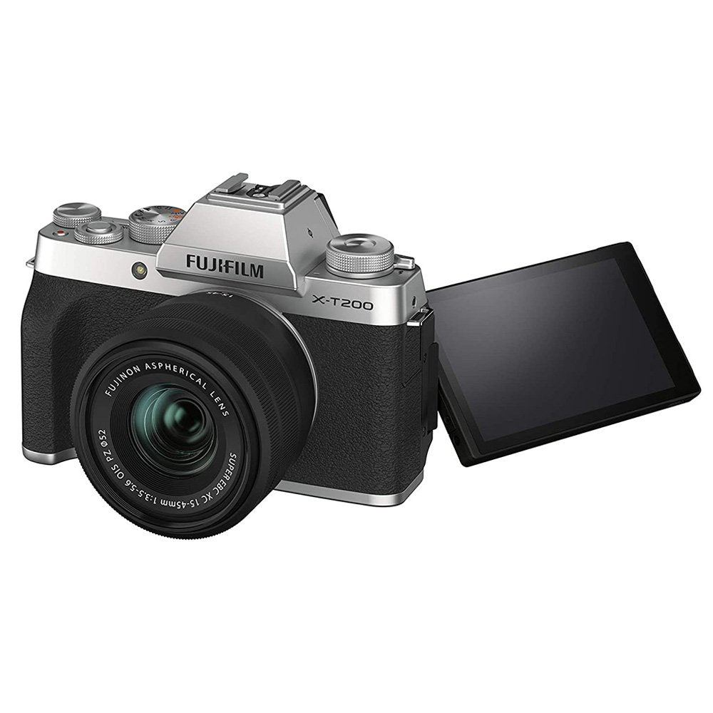 Fujifilm X-T200 Mirrorless Camera with XC 15-45 mm Lens (Silver) image 4