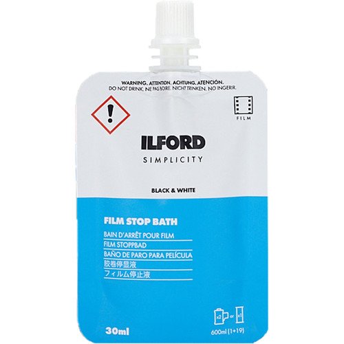 Ilford Simplicity Black and White Film Stop Bath (30mL) image 0