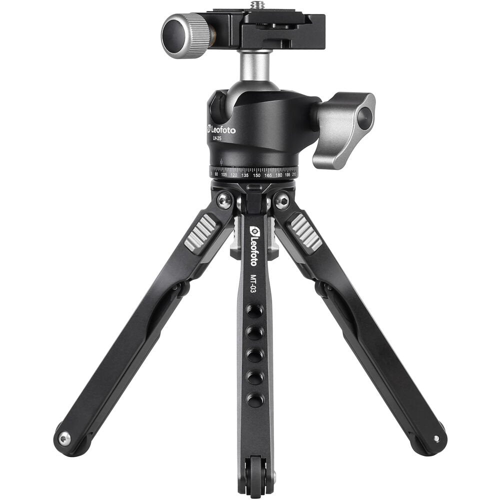 Leofoto MT-03 Spider Tabletop Tripod & LH-25 Mini Ball Head image 0