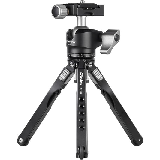 Leofoto MT-03 Spider Tabletop Tripod & LH-25 Mini Ball Head image 0