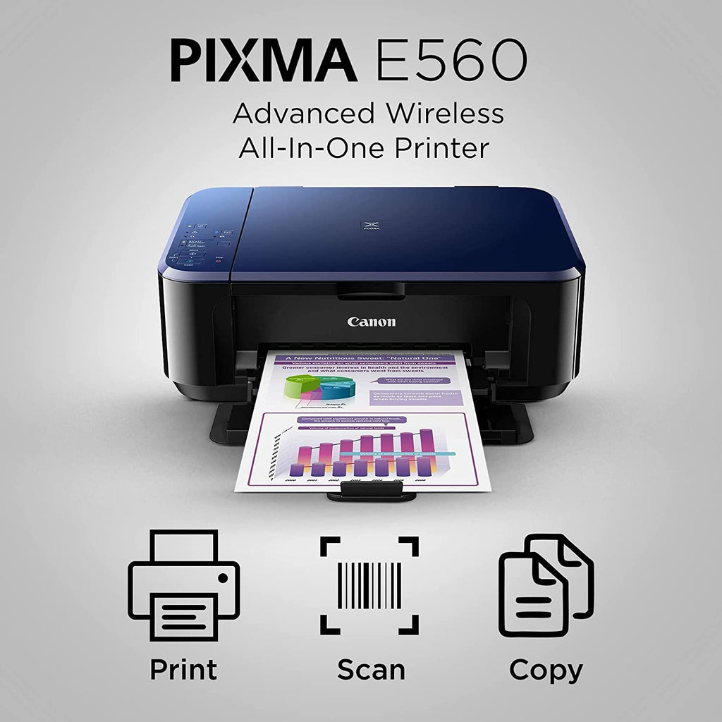 Canon E560 Multifunction Wireless Ink Efficient Colour Printer image 1