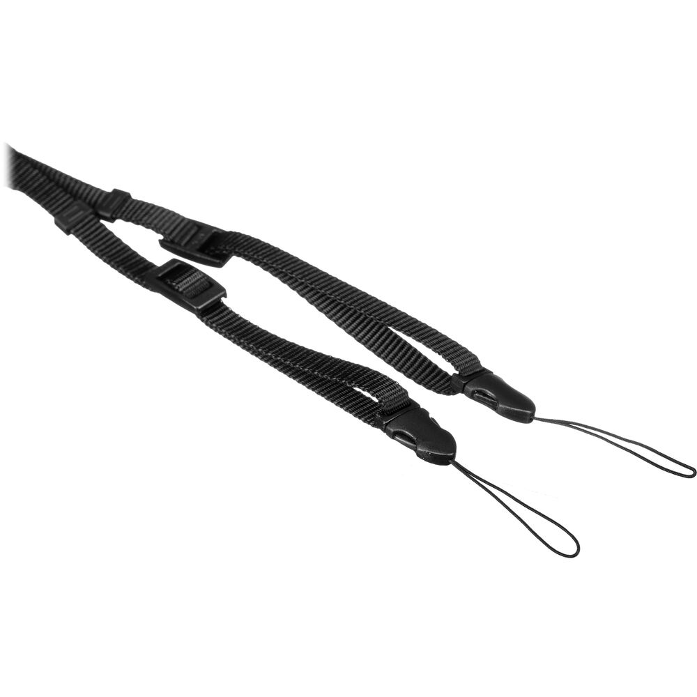 Ricoh GS-3 Two-Point Leather Neck Strap with GR Logo (Black) image 1