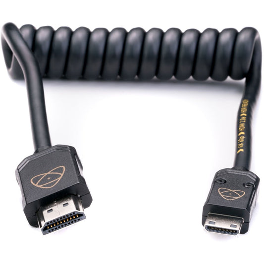 Atomos AtomFLEX HDMI to Mini-HDMI Coiled Cable (12 to 24") image 0