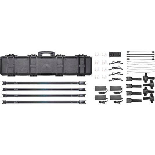 Godox TL120 RGB LED Tube Light (4', 4-Light Kit) image 0