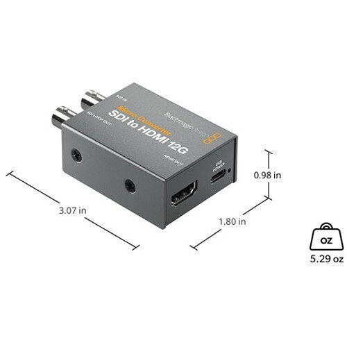 Blackmagic Design Micro Converter SDI to HDMI 12G image 1