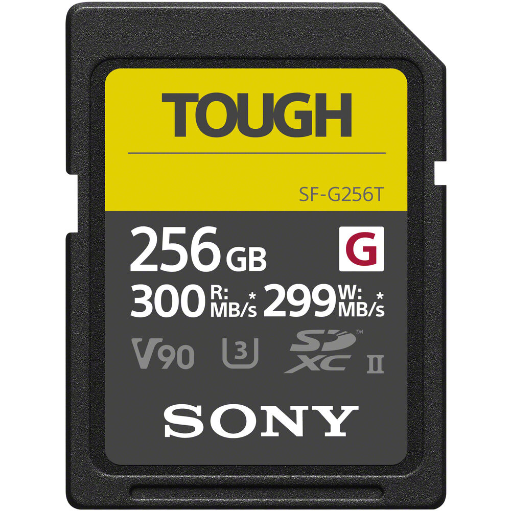 Sony 256GB SF-G TOUGH Series UHS-II SDXC Memory Card image 0