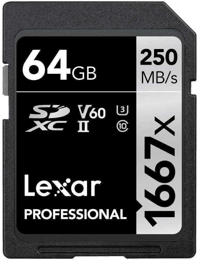 LEXAR PRO SD 64GB,128GB 1667X SILVER - 64GB image
