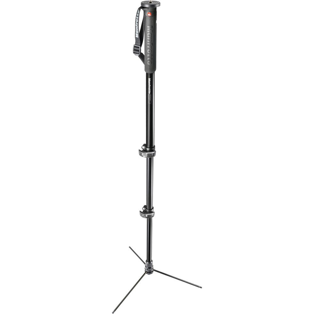 Manfrotto XPRO Prime Base 3-Section Aluminum Monopod image 0