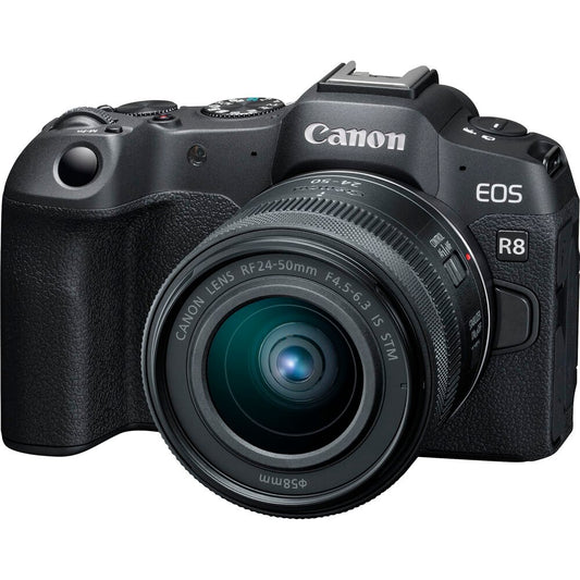 Canon EOS R8 Mirrorless Camera with RF 24-50mm f/4.5-6.3 IS STM Lens image 0