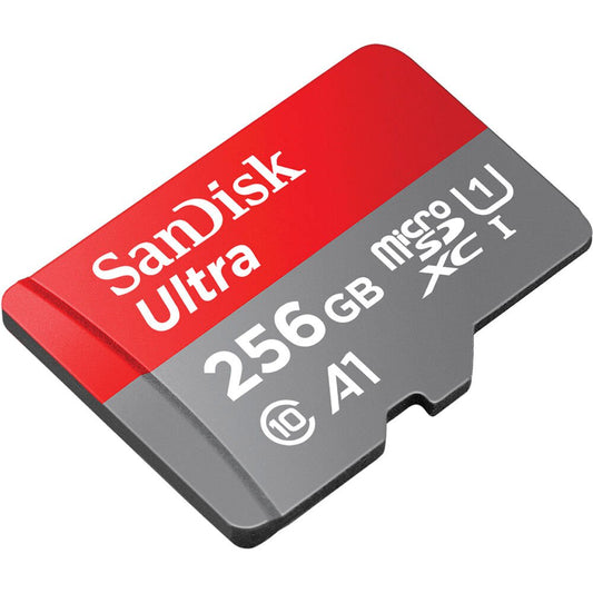 SanDisk 256GB Ultra UHS-I microSDXC Memory Card with SD Adapter image 1