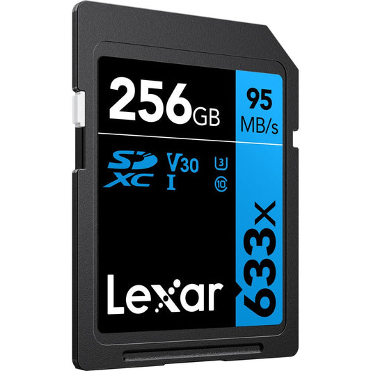 Lexar 256GB Professional 633x UHS-I SDXC Memory Card image 1
