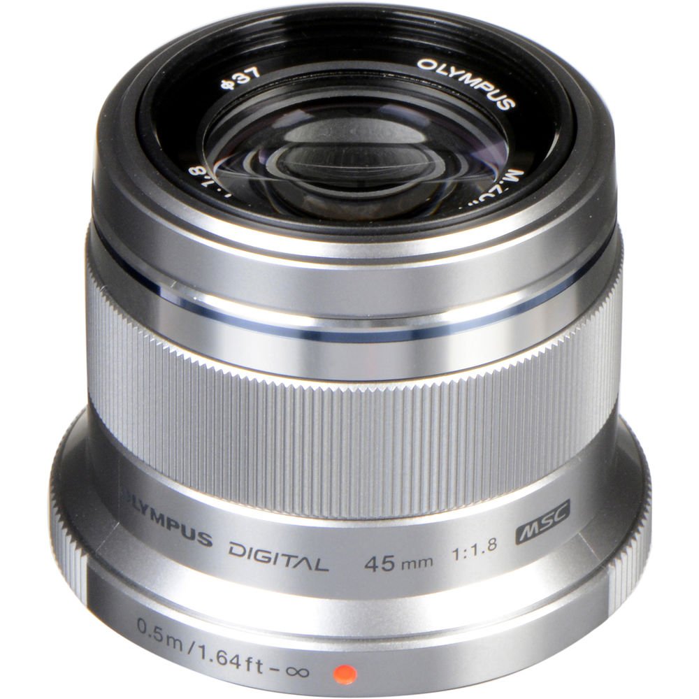 Olympus M.Zuiko Digital 45mm f/1.8 Lens (Silver) image 3
