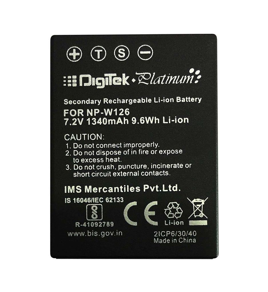 DIGITEK BATTERY NP-W126 image 1
